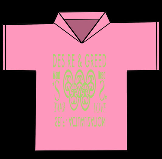 desire and greed(pink polo)