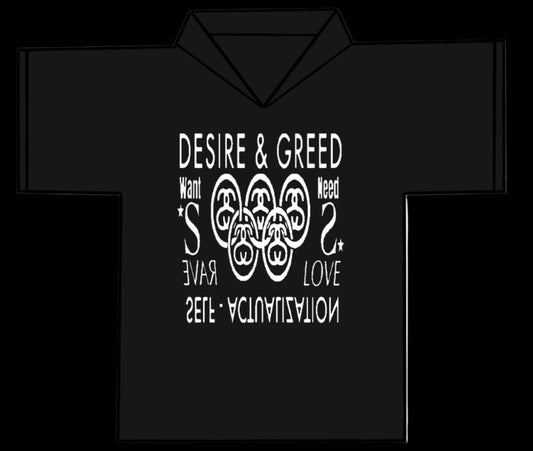 Desire and greed( black polo)